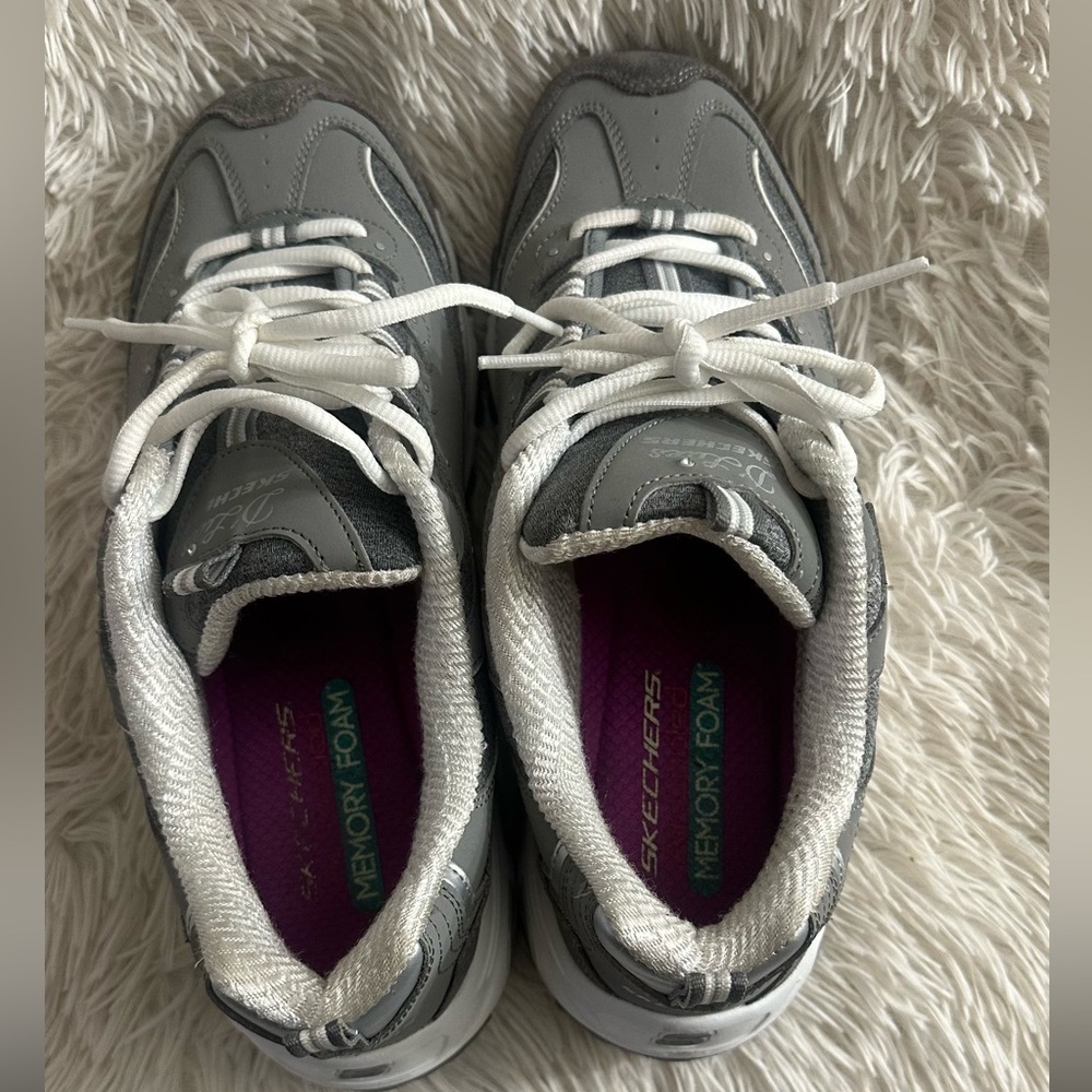 Skechers Women's Sport D'Lites ‘Me Time’ Lace-up Athletic Sneaker Size 11 - Picture 6 of 12